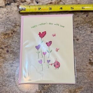 Papyrus Mother's Day Card with Heart Design. Unopened.